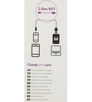 Usb-Micro Usb Şarj Kablosu, 2 Metre, Pvc, Siyah (Dlc3106U/00)
