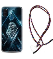 Samsung M21 M22 M23 M30 M31S M32 Kılıf Boyun Asklı Rasta Silikon Old Owl 1649