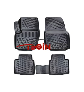 Mondeo 2010 3D Havuzlu Paspas Siyah (Karışık)