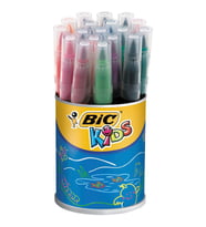 Bic Kids Visaquarelle Fırça Uçlu Keçeli Boya Kalemi 18 Renk Kavanoz 