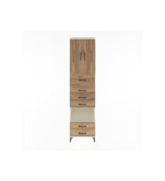 Hyperion Dolap 3 Raflı 6 Çekmeceli 2 Kapaklı 60x44x243 Aytaşı-Çam