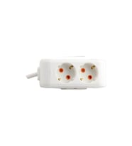 VİKO Multi-led 2'li Priz Top. Kablolu Ç. K. 1mt (Beyaz)