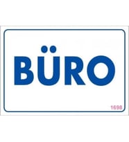 Mey İthalat® Büro Uyarı Levhası 17,5X25 Kod:1698