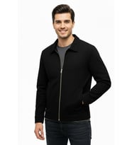 Erkek Siyah Regular Fit Mevsimlik Süet Spor Mont8091 BGL-ST05013