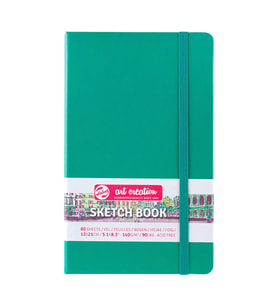 Talens Art Creation Sketch Book 13x21cm 140g 80 Yaprak Forest Green