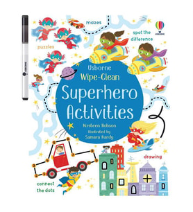 Wipe-Clean Superhero Activities Usborne Publishing
