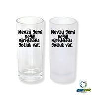 Mevzu Gemi Değil Buzlu / Buzsuz Seçenekli Rakı Bardağı – 1 Adet Şık Sunum Bardağı 0269