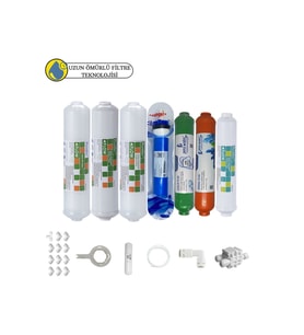 Purefer kapalı Kasa Su Arıtma Cihazlarına Sertifikalı 7li Filmtec Dupon mebran  mineral +alkali