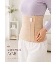 26 Cm Abdominal Korse Doğum Sonrası 4 Kademeli Ayarlanabilir Karın Bel Korsesi