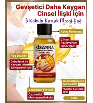Vücut Bakımı Masaj Yağı Kayganlaştırıcı Vanilya Sandal Ağacı Mango Kokulu Özel Bölge Masajlarına Uygun
