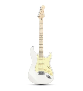 Donner DST-600 Elektro Gitar (Flat White)