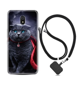 Xiaomi Redmi 8A 8 Pro 9C 9T 10C 11T Pro Kılıf Boyun Askılı Silikon Super Cat 1666