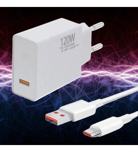 Durukar® 120W USB Hızlı Type C Uçlu Kablolu Şarj Aleti