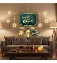 33x130 cm Hoşgeldin Ramazan Süs Sarkıt - Dekoratif Kapı Süsü