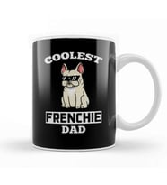 Coolest Cream French Bulldog Dad Kupa Bardak Porselen