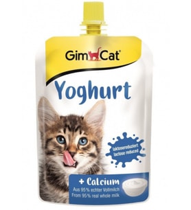 GimCat Kalsiyum İlaveli Yoğurt Kedi Ödül Maması 150 Gr