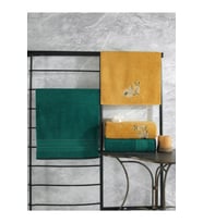 Cotton Box  Colorful Yeşil-sarı 50x90*2+90x150*2 Hamam Seti