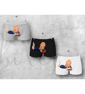 BK Gift Kişiye Özel 3 Adet Karikatürlü Eğlenceli Erkek Boxer Seti, Yıl Dönümü/ Doğum Günü / Sevgililer Günü Hediyeleri, Ona Özel Hediye, Esprili Hediye-8