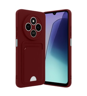 Xiaomi Redmi 14c Kelvin Kartvizitli Silikon - Bordo