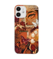 Iphone 12 Uyumlu Eller Tablosu Aesthetic Tasarımlı Şeffaf Telefon Kılıfı