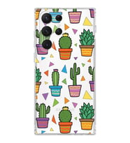 PrintiFy Samsung Galaxy S22 Ultra ile Uyumlu Water Color 4  Kamera Korumalı Şeffaf  Kılıf