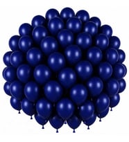 Lacivert Renk Lateks Pastel Balon (30 cm) - 50 Adet