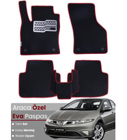 HONDA CİVİC-FK/FN HATCHBACK 5 KAPI (2006-2012) Uyumlu EVA Paspas Tam Set–Araca Özel