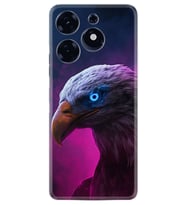 Tecno Spark 10 Pro Kılıf Silikon Desen Özel Seri Kartal 1622