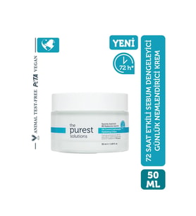 The Purest Solutions 72 Saat Etkili Sebum Dengeleyici Günlük Nemlendirici Krem