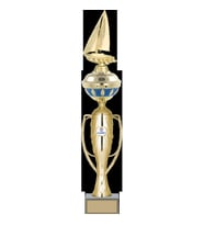 ODAK KUPA - Figürlü Kupalar - Yelken Figürlü Kupalar FG-074 A - 57 cm
