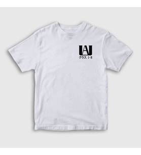 Presmono Unisex Çocuk Beyaz UA Anime Boku No Hero Academia T-Shirt 235040tt (Beyaz)