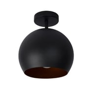 Rsylight Metal Retro Siyah Tavan Plofyoner 180 Derece Hareketli Modern Spor Avize Çap:20 cm