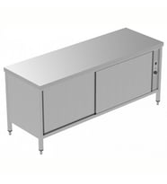 Electrolux Professional Sıcaklık Dolabı, 1 Ara Raf Ve 2 Kayar Kapılı, Fanlı Isıtma, Sırtsız - 2000 Mm, Plus GTC2000E