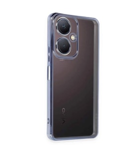 Vivo Y27 Kılıf Razer Lensli Silikon - Açık Mavi