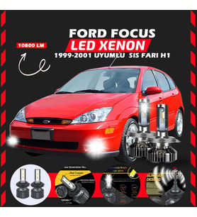 Ford Focus 1 1999-2001 Sis Farı Uyumlu Şimşek Etkili Led Xenon Premium Series H1