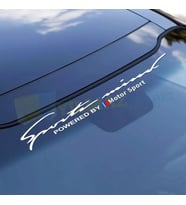 Bmw M Motorsport Sport Mind Ön Arka Cam Sticker Etiket Yapıştırma ( 90 Cm Ölçü )