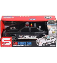 Ctoy Işıklı ve Sesli Siyah Polis Arabası - New