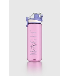 Renga Trego Yazı Desenli 630 ml Tritan Matara 912155 Bej (Mor)