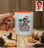 Kişiye Özel Karikatürlü Muhasebeci Kupa Bardak Muhasebeciler Günü Hediyesi