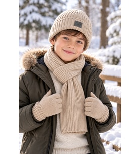 KİTTİ 26180-07 ERKEK 9-15 YAŞ ATKI BERE ELDİVEN SET