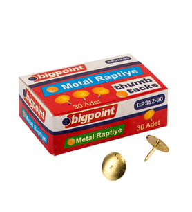 Bigpoint Raptiye Metal Sarı (Pirinç) x 10 Kutu
