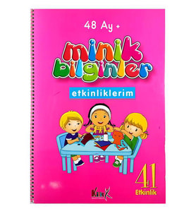 4 Yaş Minik Bilginler Etkinlik Kitabı Kilit Yayınları