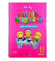 4 Yaş Minik Bilginler Etkinlik Kitabı Kilit Yayınları