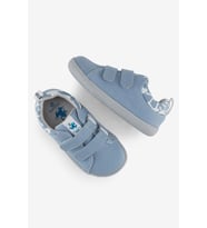 Hopfrög Smart Walker Recycled Canvas Eco Açık Mavi Barefoot Çocuk Ayakkabı