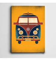 Wolkswagen Mini Kanvas Tablo