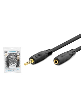 3.5 Mm Aux Uzatma Kablosu 5 M - Siyah HDX1020