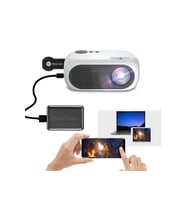 Mini Projektör 480P WiFi Telefon Android iOS TV Ev ve Kamp için