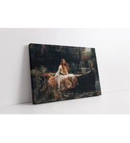 The Lady of Shalott JW Waterhouse Kanvas Tablo