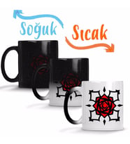 Vampire Knight Logo Sihirli Kupa Bardak Porselen