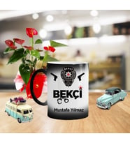 Kişiye Özel Bekçi Sihirli Kupa Bardak